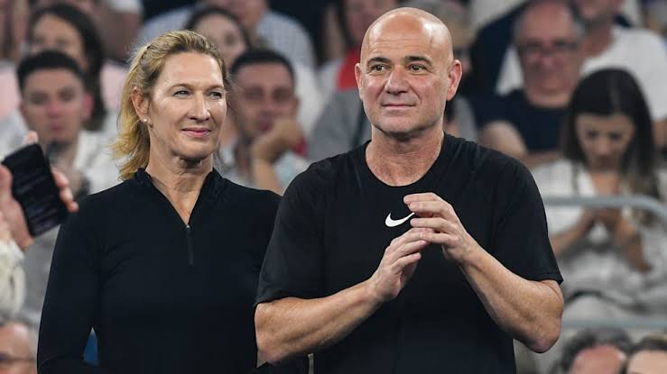 Andre Agassi and Steffi Graf